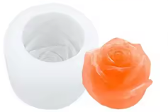Rose Flower Shape Silicone Mold for Candle and Soap Making