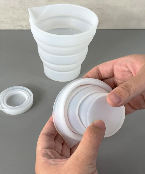 Foldable Silicone Measuring Cup 100ml | Tools - Resinarthub