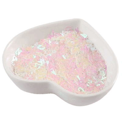 Creative Sequins Letters Glitter Patch Nail Jewelry Filling Accessories | Fillings - Resinarthub