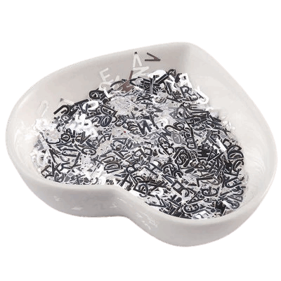 Creative Sequins Letters Glitter Patch Nail Jewelry Filling Accessories | Fillings - Resinarthub