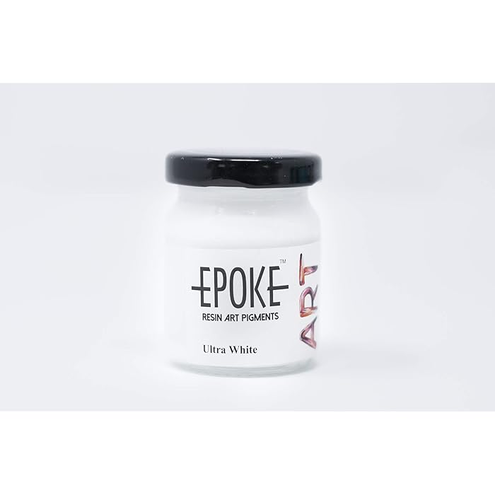 Ultra White Opaque Epoke Art Pigment 75gm | Pigment - Resinarthub