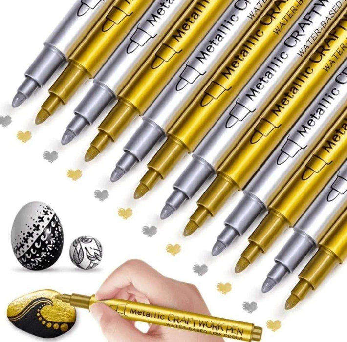 Metallic Craft Work Pen for Resin Art  (3 variants) | Tools - Resinarthub