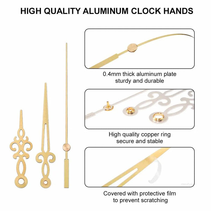 Geometric Clock Hands/ Needles Gold/ Silver/ Black/ White |  - Resinarthub