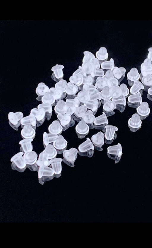 200pcs Silicon Transparent Safety Ear Plugs for Jewel;ry Making |  - Resinarthub