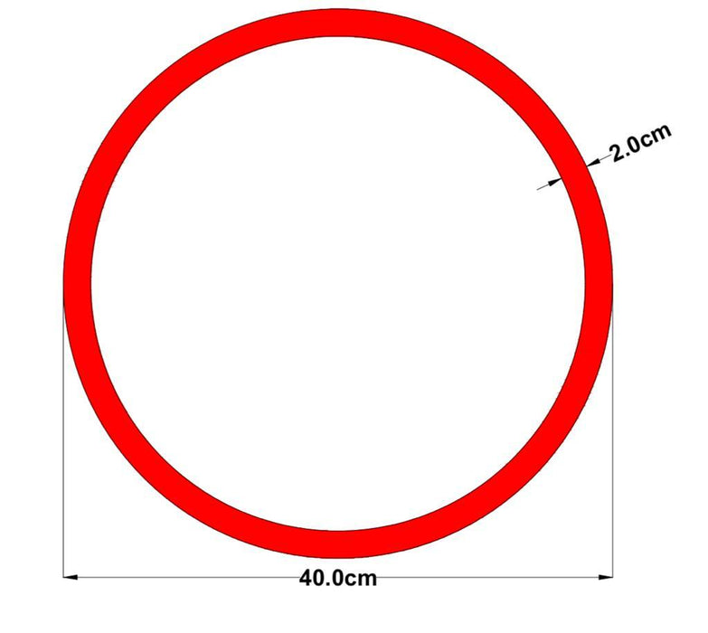 Acrylic Circle Ring For Resin Art (40cm Dia * 2cm Thickness) |  - Resinarthub