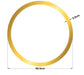 Acrylic Circle Ring For Resin Art (40cm Dia * 2cm Thickness) |  - Resinarthub
