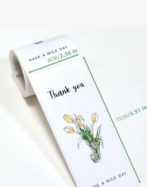 Thank You Have Nice Day Sticker Rolls for E- Com Packs | Tools - Resinarthub