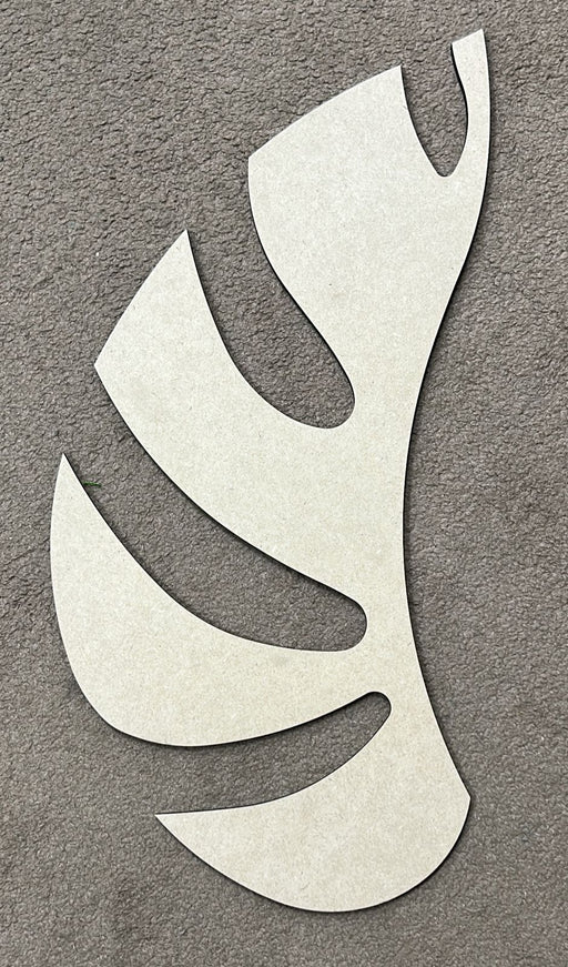 Half Leaf Shaped Mdf Board | Boards and Clock Accessories - Resinarthub