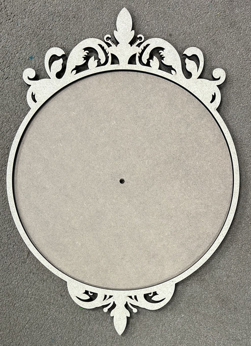 Circle with Frame MDF Board for Clock Making | Boards and Clock Accessories - Resinarthub