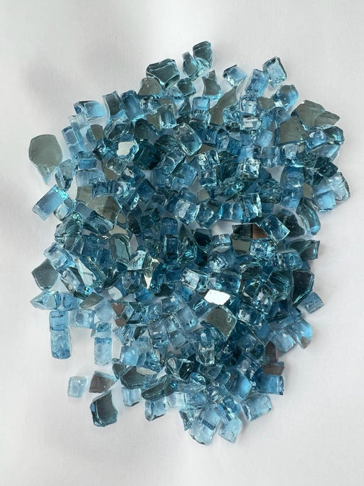 Reflective Crushed Glass for Resin art - Light Blue  (6mm) | Fillings - Resinarthub