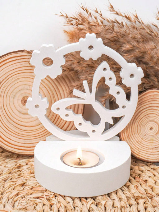 Butterfly Insert for Tea Light Holder(White-2pcs Silicone Mold) | Mould - Resinarthub