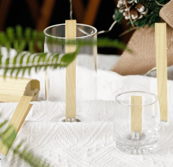 Wooden Candle Wicks for Candle Making (100 pcs) | candle - Resinarthub