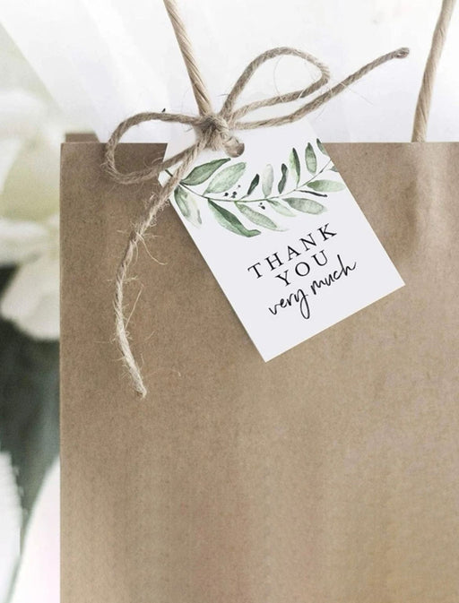 100pc Thank You Gift Tag with 20m Jute Rope | Tools - Resinarthub