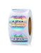 Rainbow Colored Thank You Sticker Roll for E-Com Packs | Tools - Resinarthub