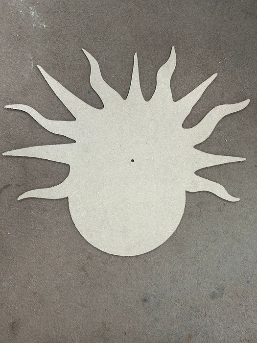 Sun Shaped Mdf Boards for Clock Making | Boards and Clock Accessories - Resinarthub