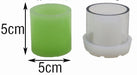 Botanical Acrylic Candle Molds (4 Variants) |  - Resinarthub