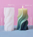 Twisted Pillar Candle Silicone Mold | Mould - Resinarthub