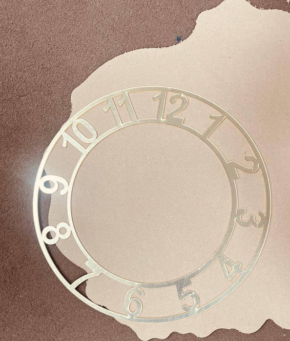 Acrylic Clock Accessories (Light Gold)