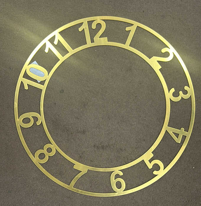 Acrylic Clock Accessories (Dark Gold)