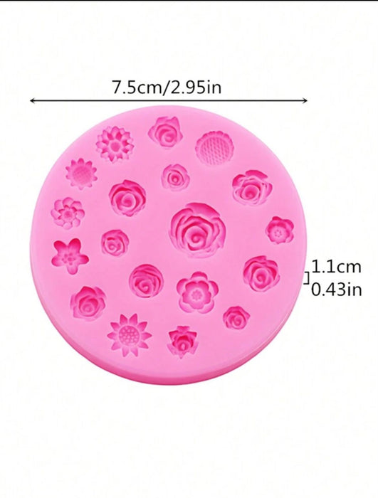 Mini Flower Shaped Silicone Molds for Candle Making | Mould - Resinarthub