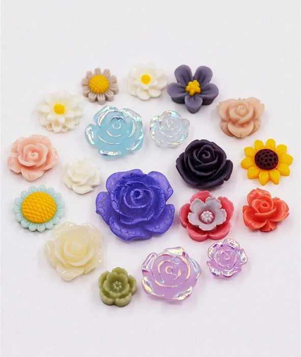 Mini Flower Shaped Silicone Molds for Candle Making