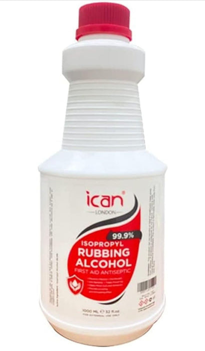 ican london isopropyl rubbing Alcohol 99.9% 1000ml