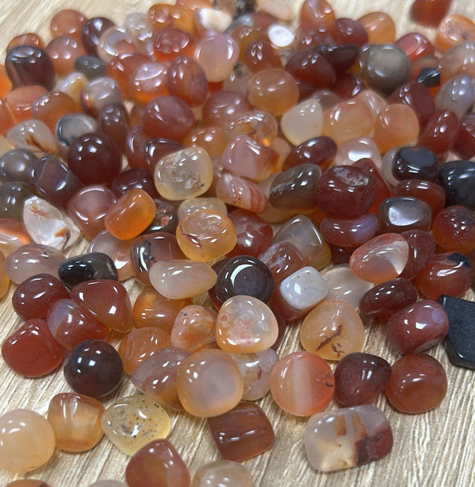 Red Agate Colored Stones for Resin Art(200gm) | Fillings - Resinarthub