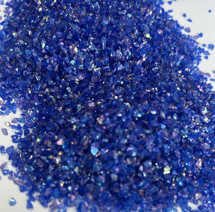 Vivid blue color crushed stones for resin art-250gms