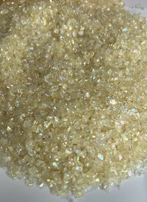 Off white color crushed stones for resin art-250gms