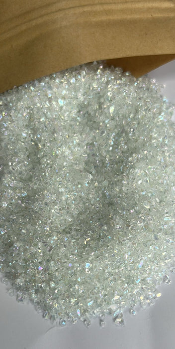 White color crushed stones for resin art-250gms