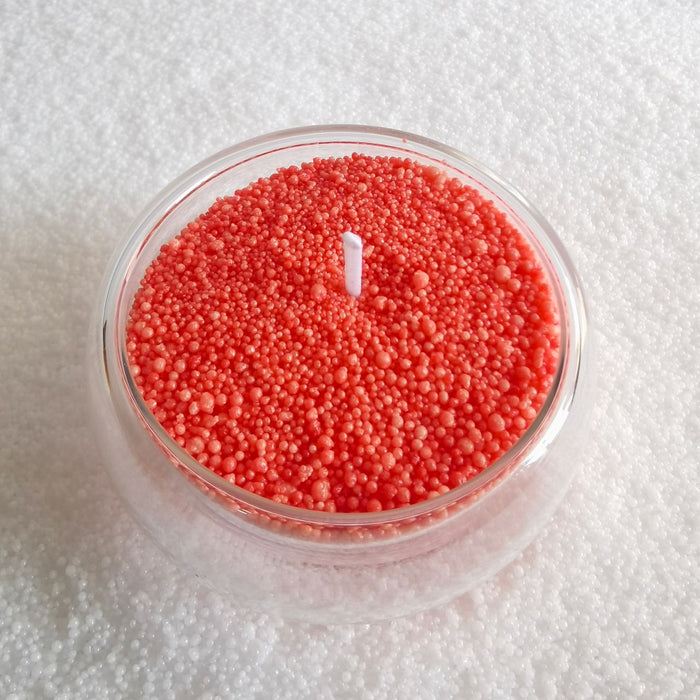 Coral Pink Colored Sandwax for Candle Making