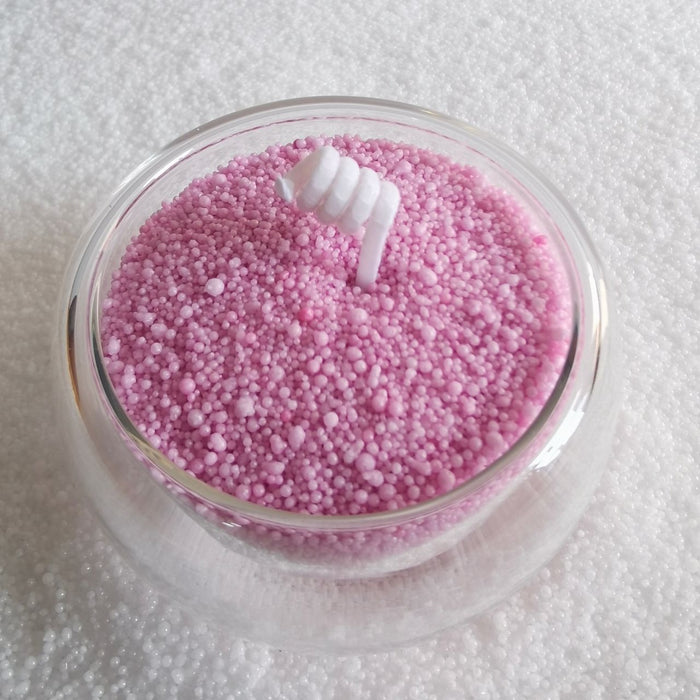 Baby Pink Colored Sandwax for Candle Making