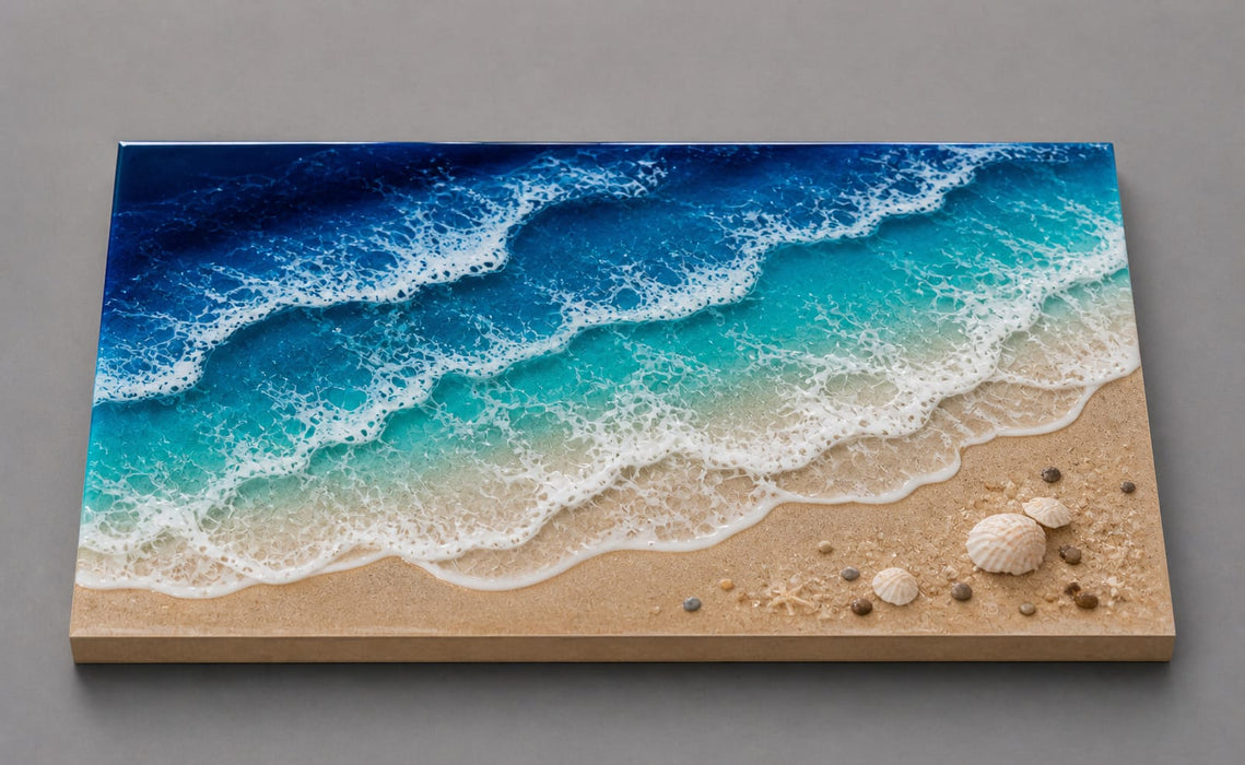 Rectangle Shaped MDF Board for Resin Art (46.5cm*28.5cm*18mm)