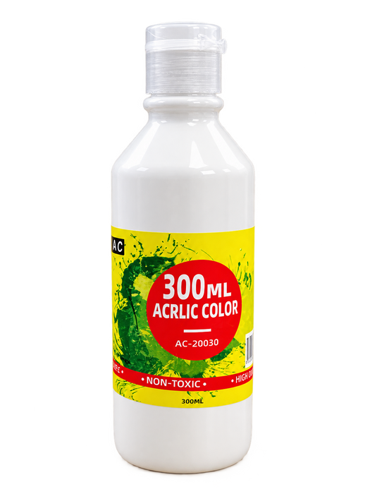 300ml White Acrylic Color for Resin Art