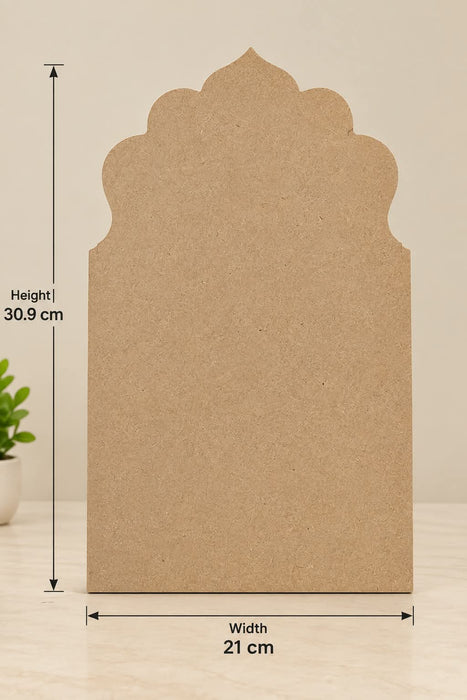 Jharokha Shaped MDF Board for Resin Art