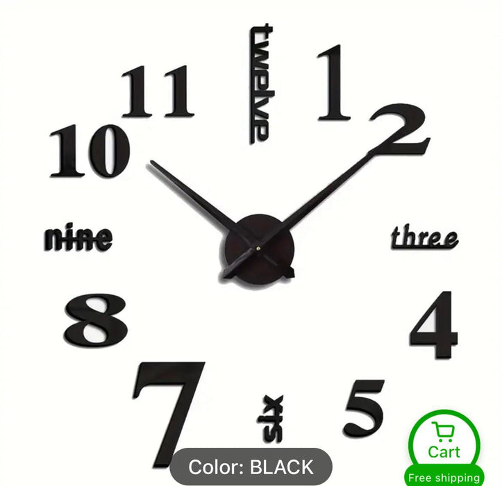 Modern Clock Numbers for Resin Clock Art | Boards and Clock Accessories - Resinarthub