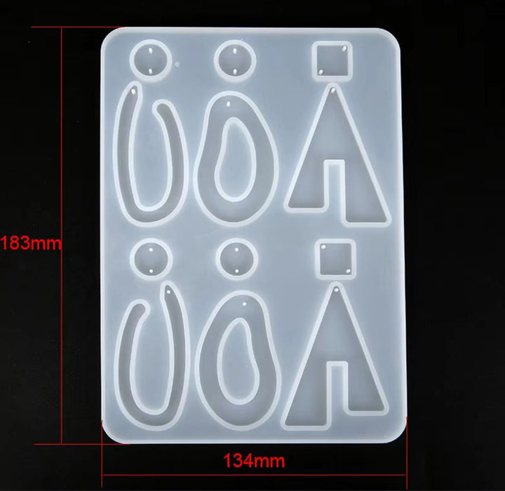 Earring Silicone Mold for Resin Art