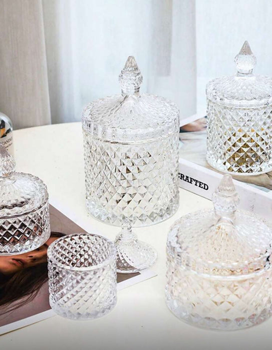 Crystal Jar for Candle Making (275ml)