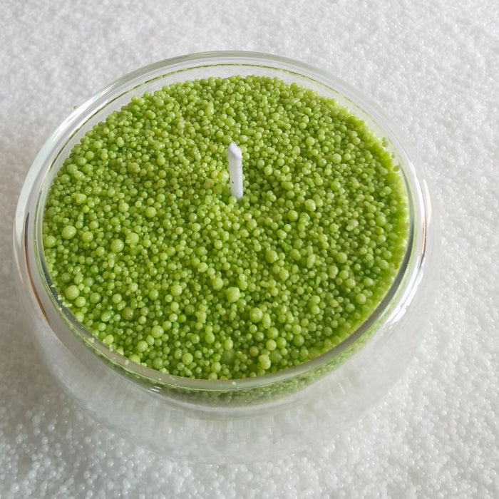 Fluorescent Grass Green Colored Sand wax for Candle Making