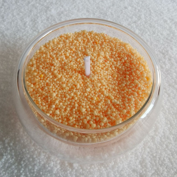 Light Apricot Colored Sandwax for Candle Making