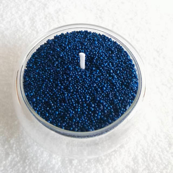 Dark Blue Colored Sand Wax for Candle Making