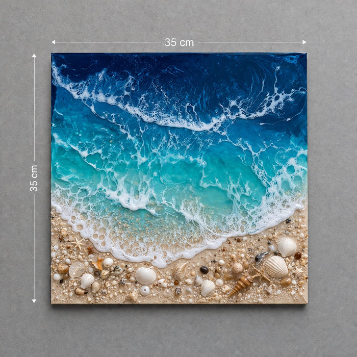 40*40cm Square MDF Board for Resin Art (2Variant)