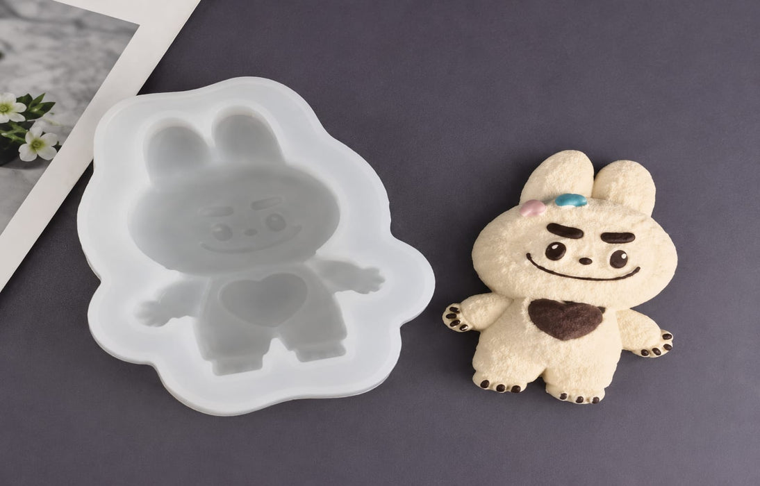 Labubu Dolls Shaped Silicone Molds for Candle and Soap Making