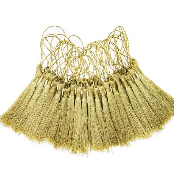 Bookmark Polyester Silk Tassels 10Pcs/pack | Mould - Resinarthub