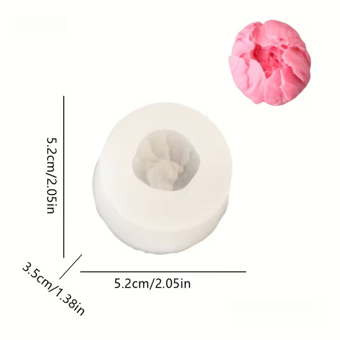 3d Flower Bud Shaped Silicone Molds for Candle Making
