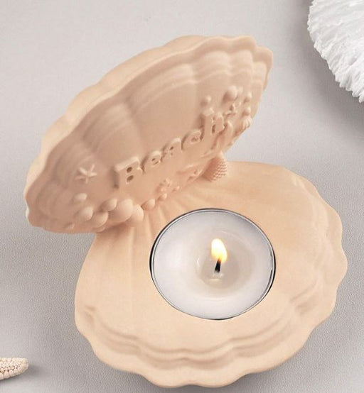 Beach Shell Shaped Candle Holder Silicone Mold | Mould - Resinarthub