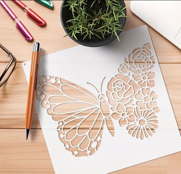 Butterfly Shaped Stencils for Resin Art | Tools - Resinarthub