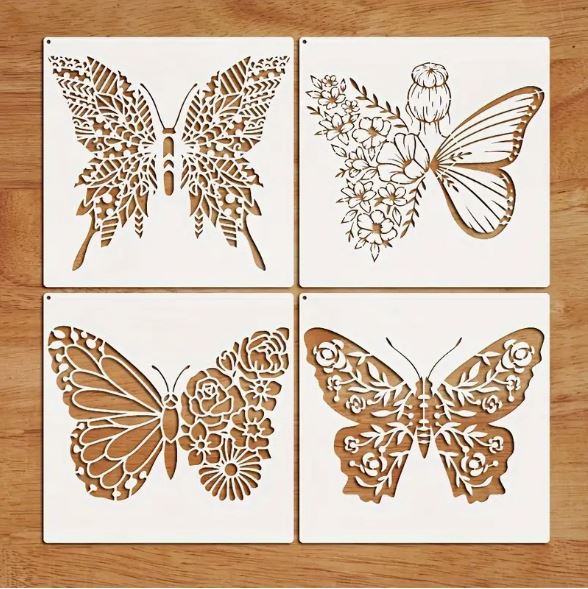 Butterfly Shaped Stencils for Resin Art | Tools - Resinarthub