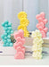 Stacks of Heart and Flower Shaped Candle Mold | Mould - Resinarthub