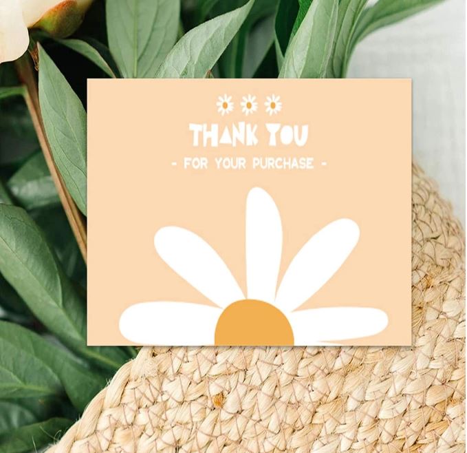 30pcs Floral Thank You Cards For E-Com Packs | Tools - Resinarthub